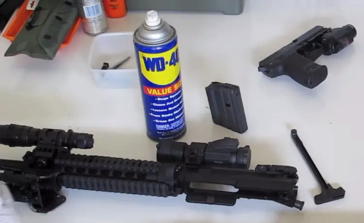 Can I Clean a Gun With WD-40?