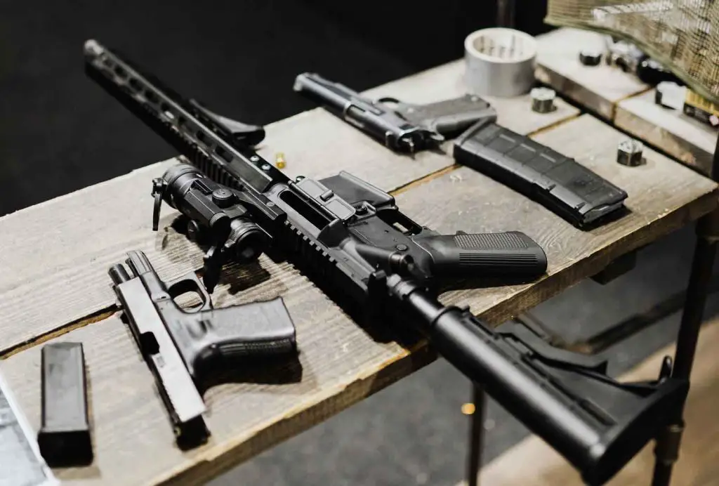 Guns at a Range